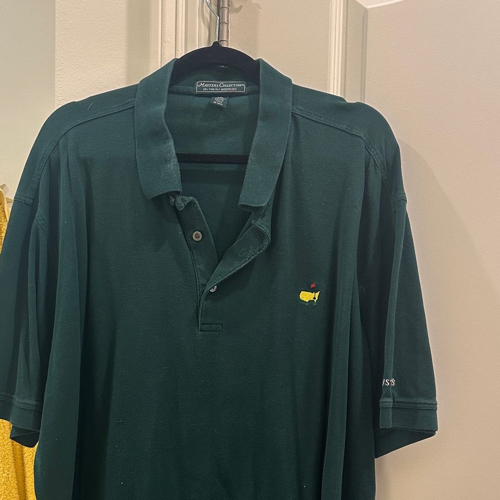 Dark Green Masters Collection Polo Shirt XXL